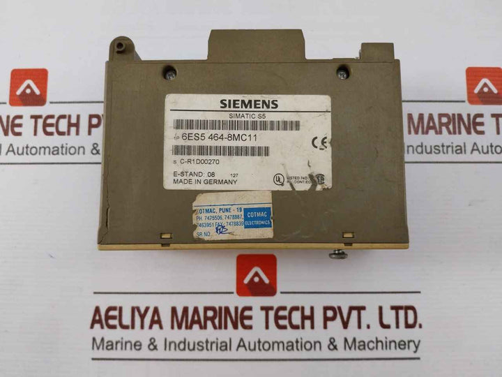Siemens 6Es5 464-8Mc11 Analog Input Module 4X ±10V