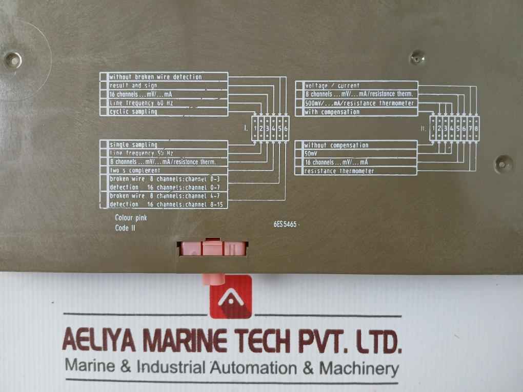 Siemens Simatic S5 6Es5 465-7La11 Analog Input Module 16/8 Channels