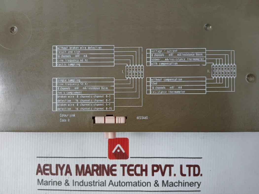 Siemens 6Es5 465-7La11 Simatic S5 Analog Input Module Pt100