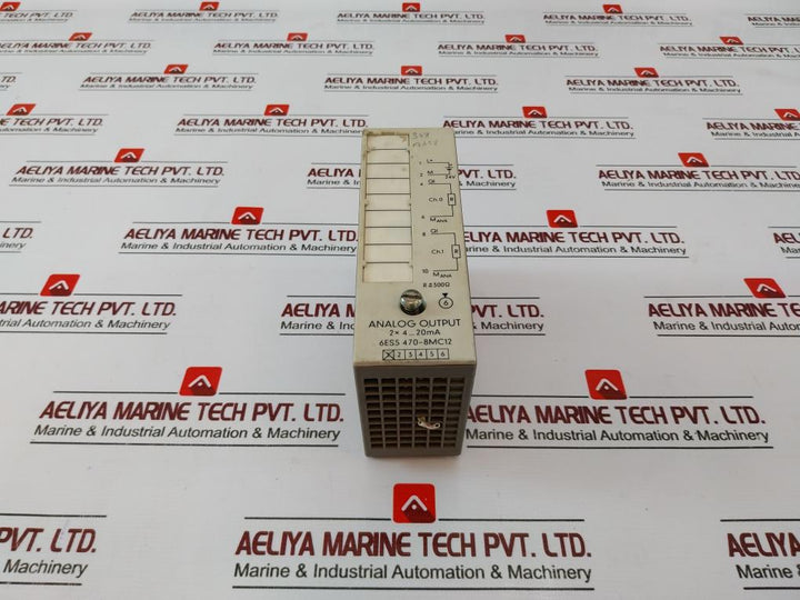 Siemens 6Es5 470-8Mc12 Analog Output Module 2X 4-20Ma