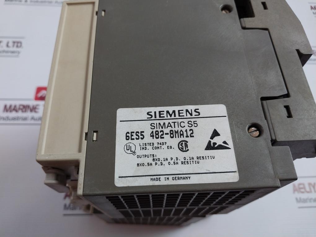 Siemens 6Es5 482-8Ma12 Digital Input/Output Module Simatic S5 0.1A