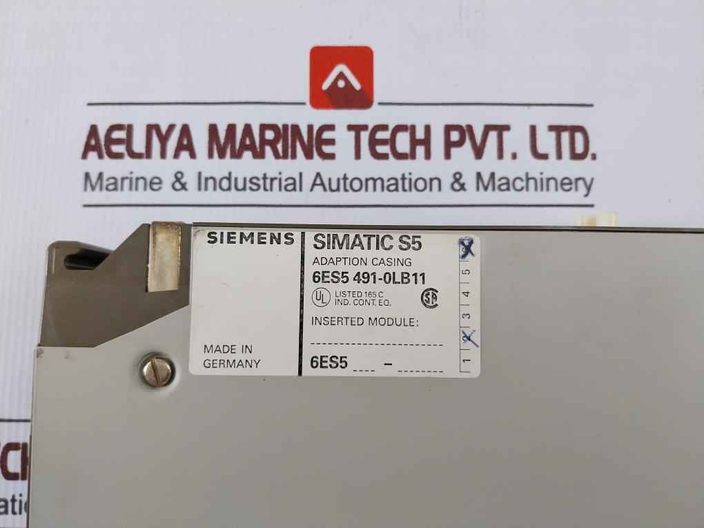 Siemens Simatic S5 6Es5 491-0Lb11 Adaptation Casing 6Es5524-3Ua13
