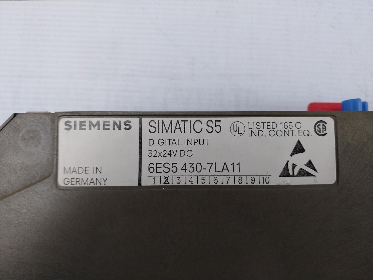 Siemens 6Es5 701-1La12 Simatic S5 Digital Input/Output Interface Module