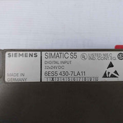 Siemens 6Es5 701-1La12 Simatic S5 Digital Input/Output Interface Module