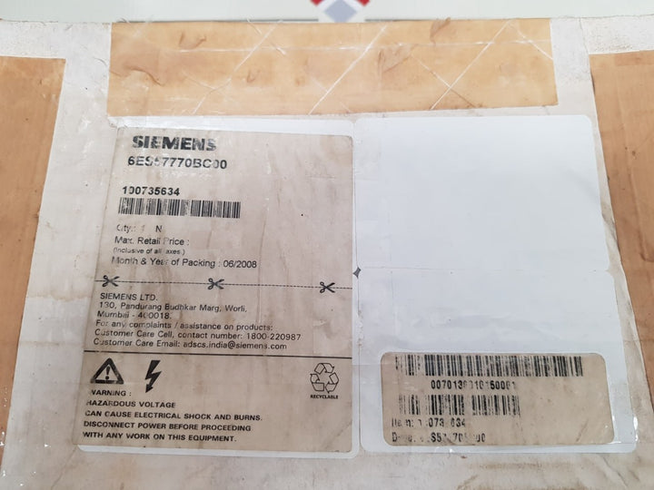 Siemens 6Es5 777-0Bc00 Simatic S5 Bt 777 Bus Terminal New