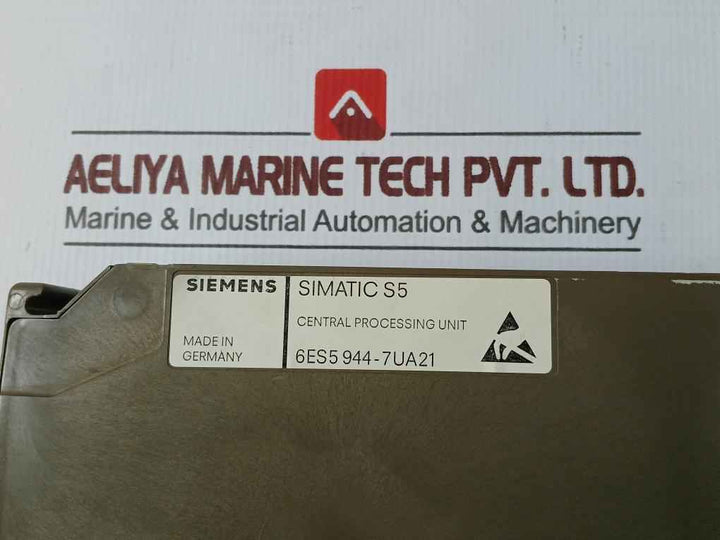 Siemens Simatic S5 6Es5 944-7Ua21&nbsp; Central Processing Unit 115U X2 To 8/1