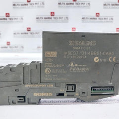 Siemens 6Es7131-4Bb01-0Ab0 Electronic Module W/ Terminal Block 193-4Ca20-0Aa0