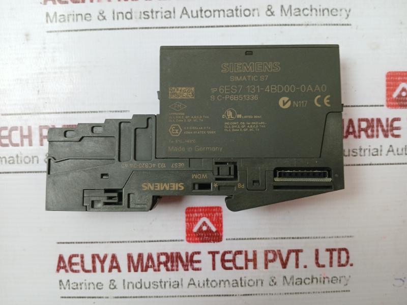 Siemens 6Es7 131-4Bd00-0Aa0 Electronic Module Dc24V 0C To +60C Wdm