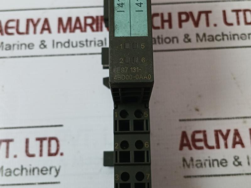 Siemens Simatic S7 6Es7 131-4Bd00-0Aa0 Electronic Module Dc24V 1P Cl.I, Zone 2, Gp.Iic, T4