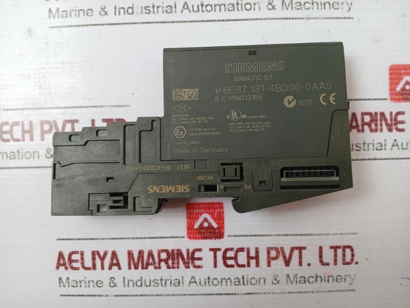 Siemens Simatic S7 6Es7 131-4Bd00-0Aa0 Electronic Module Dc24V 1P Cl.I, Zone 2, Gp.Iic, T4