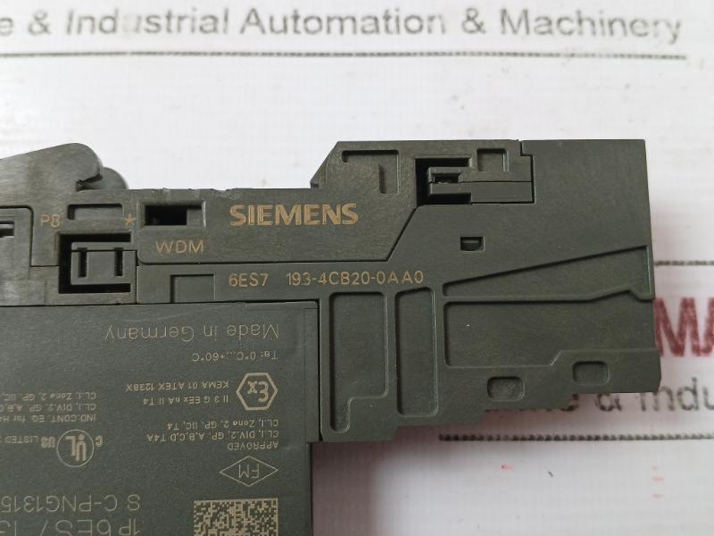 Siemens Simatic S7 6Es7 131-4Bd00-0Aa0 Electronic Module Dc24V 1P Cl.I, Zone 2, Gp.Iic, T4