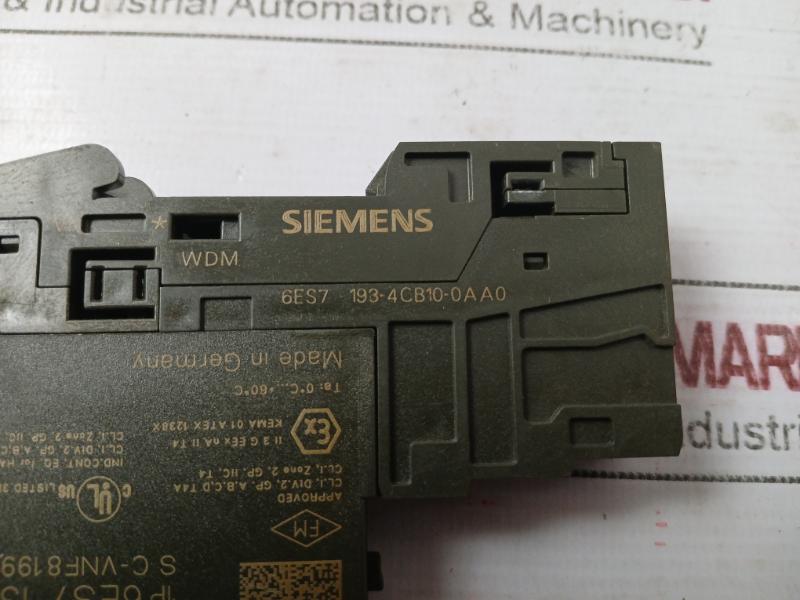 Siemens 6Es7 131-4Bd01-0Aa0 Digital Electronic Module E02 01 Atex 1238X