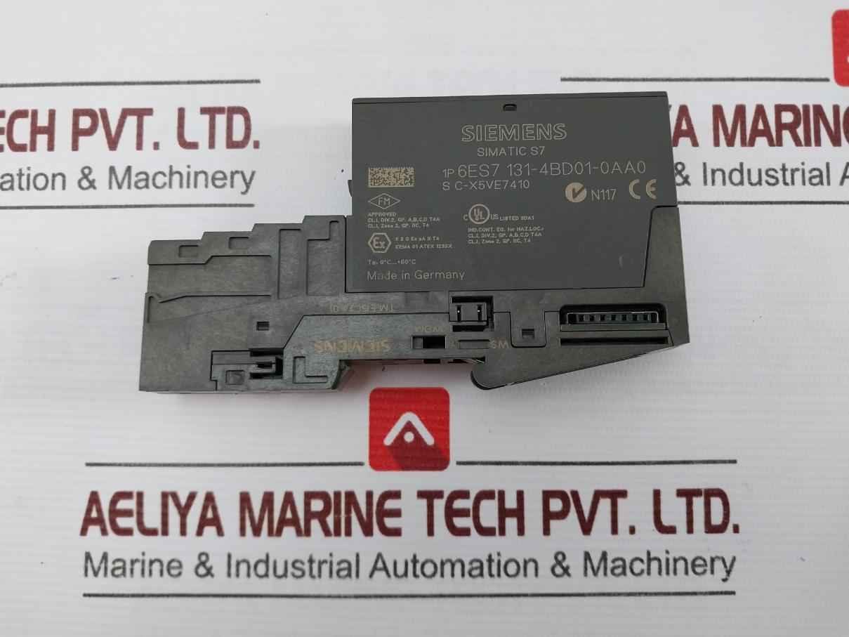 Siemens 6Es7 131-4Bd01-0Aa0 Digital Input Module Simatic S7 0C+60C Dc24V