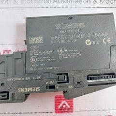 Siemens 6Es7 131-4Bd01-0Aa0 Electronic Module 0C-60C S C-v8E56729 Dc24V