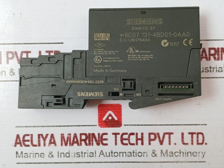 Siemens 6Es7 131-4Bd01-0Aa0 Electronic Module Dc24V 0C To +60C Tyl