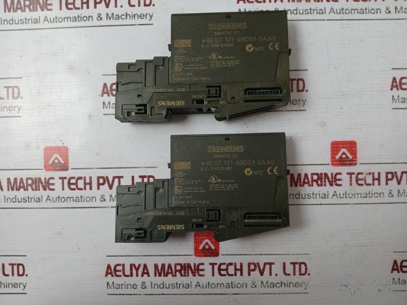 Siemens Simatic S7 6Es7 131-4Bd01-0Aa0 Electronic Module Dc24V 6Es7 193-4Cb10-0Aa0