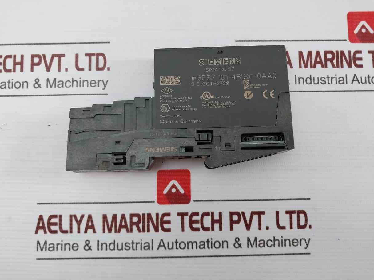 Siemens 6Es7 131-4Bd01-0Aa0 Simatic S7 Electronic Module Dc24V