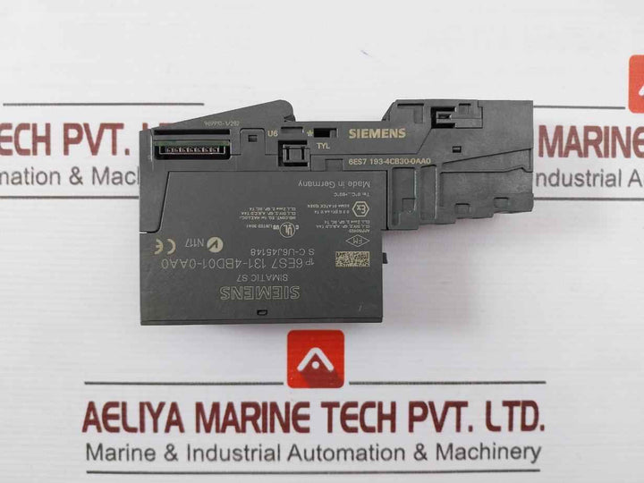 Siemens 6Es7 131-4Bd01-0Aa0 Terminal Module 969910-1/282 Dc 24V