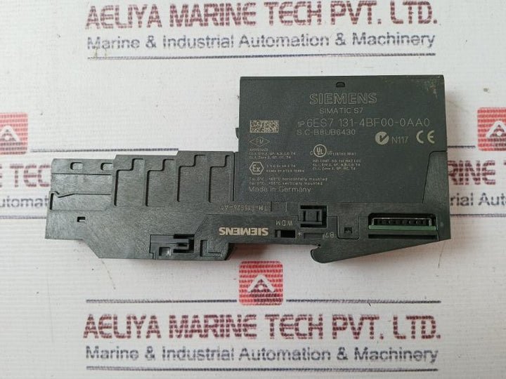 Siemens 6Es7 131-4Bf00-0Aa0 Electronic Module 8 Di Dc24V 6Es7 193-4Ca40-0Aa0