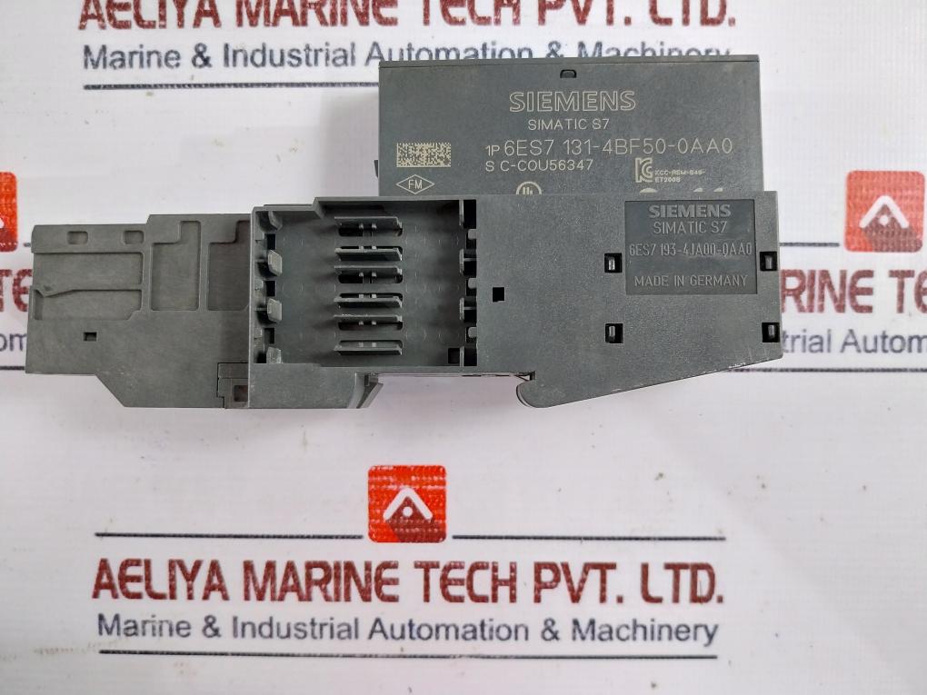 Siemens 6Es7 131-4Bf50-0Aa0 Electronic & Termination Module 6Es7 193-4Ja00-0Aa0
