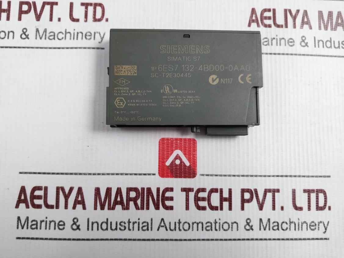 Siemens 6es7 132-4bd00-0aa0 Power Module 24v Dc 0.5a