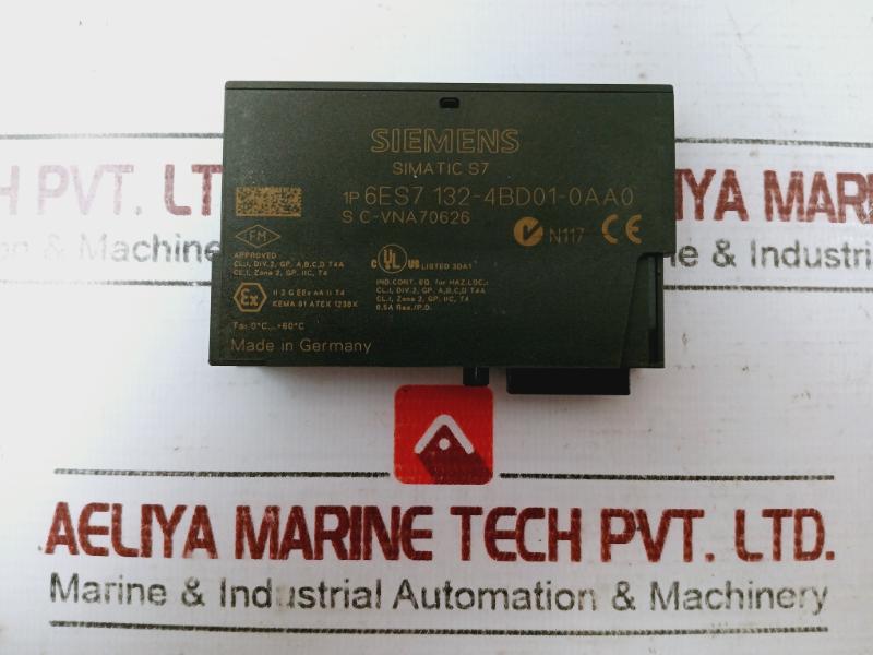 Siemens 6Es7 132-4Bd01-0Aa0 Digital Electronic Module 0C To 60C Tm-e15C23-01
