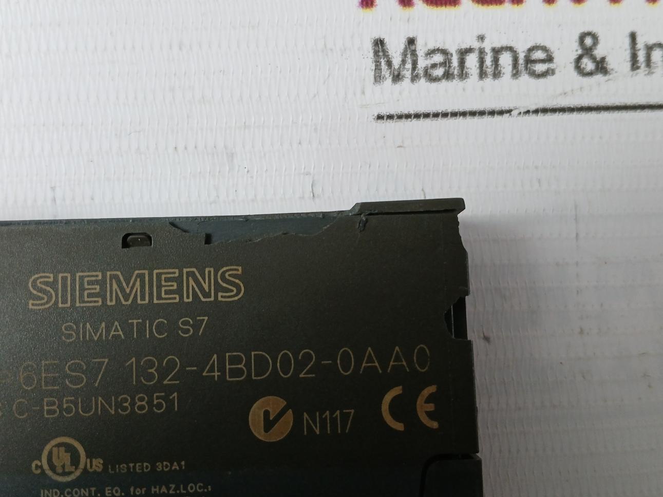 Siemens 6Es7 132-4Bd02-0Aa0 Digital Electronic Module 24Vdc