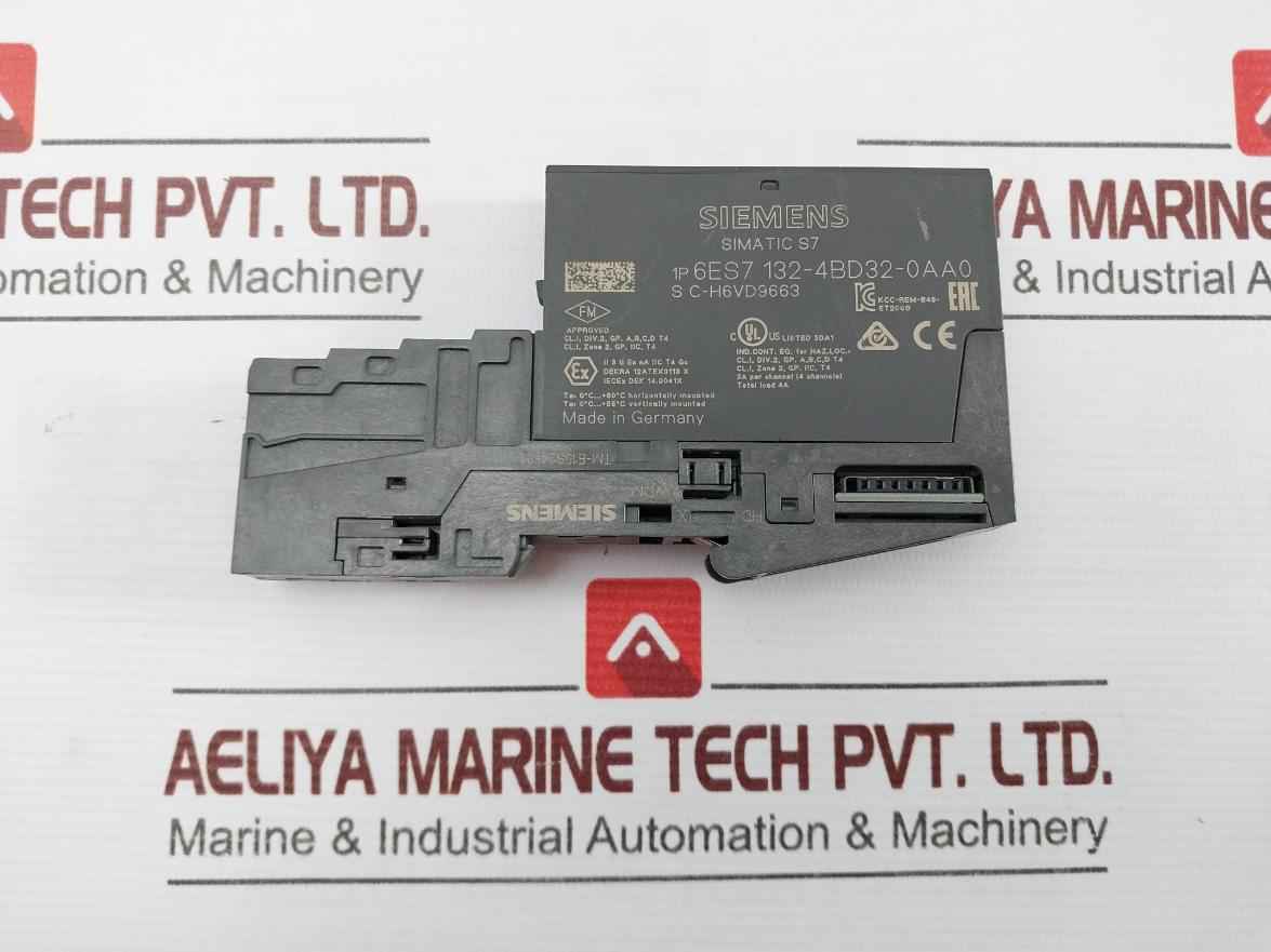 Siemens 6Es7 132-4Bd32-0Aa0 Simatic S7 Electronic Module Dc24V/2A
