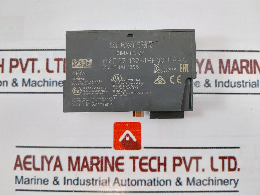 Siemens 6Es7 132-4Bf00-0Aa0 Digital Output Module Dc24V/0.5A 60°C
