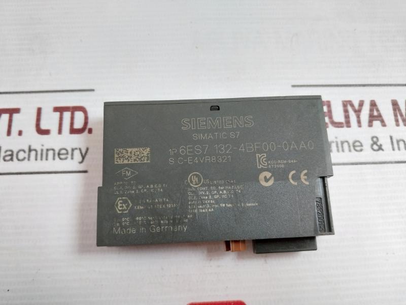 Siemens 6Es7 132-4Bf00-0Aa0 Electronics Module 24 Vdc Dc24V/0.5A