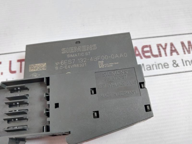 Siemens 6Es7 132-4Bf00-0Aa0 Electronics Module 24 Vdc Dc24V/0.5A