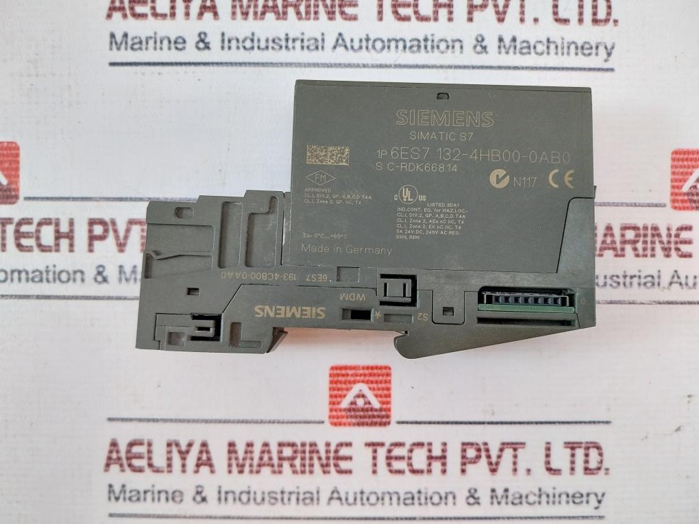Siemens Simatic S7 6Es7 132-4Hb00-0Ab0 Electronic Module Dc120V/5A Ac230V/5A