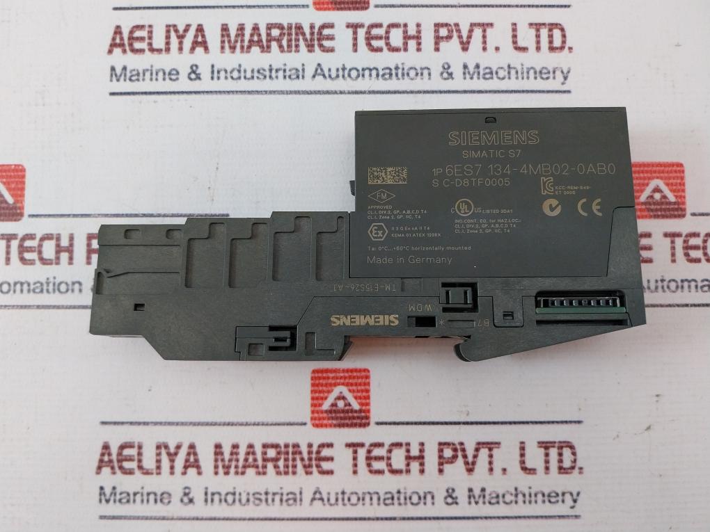 Siemens 6Es7 134-4Mb02-0Ab0 Electronic Module Kcc-rem-s49-et 200S Wdm