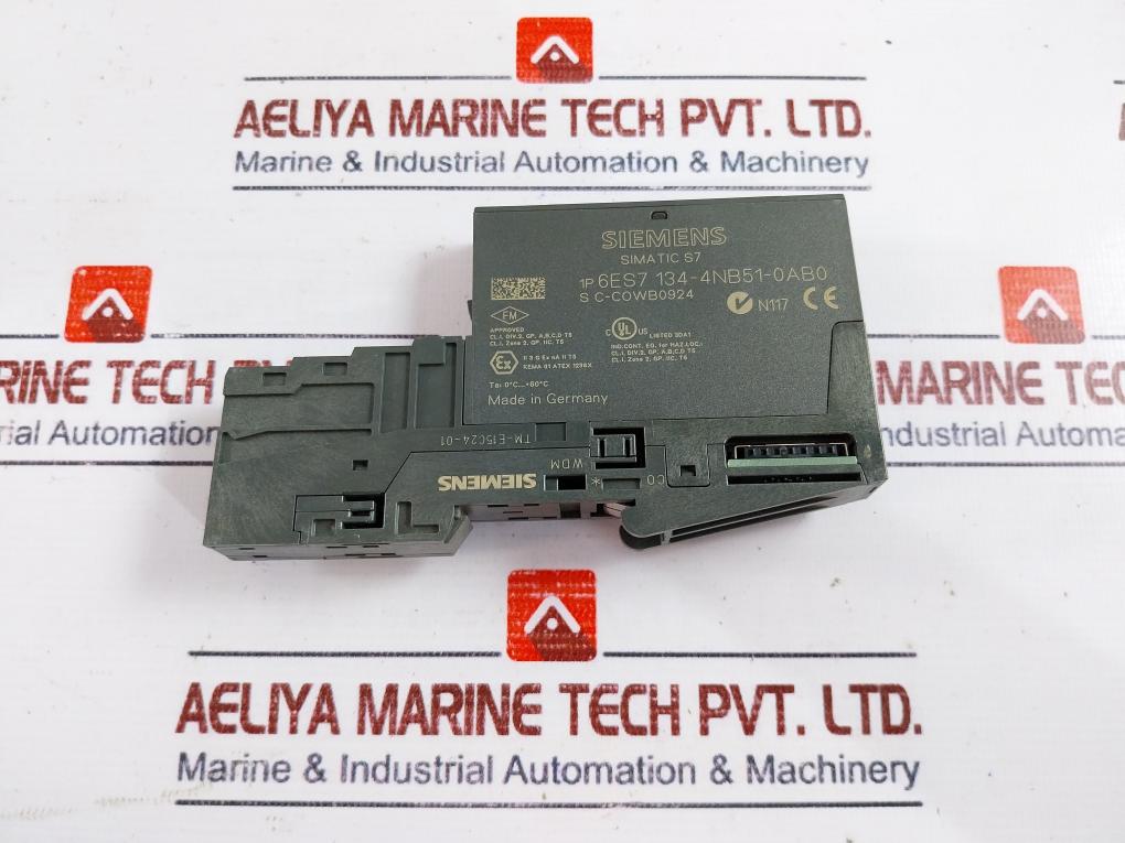 Siemens 6Es7 134-4Nb51-0Ab0 Electronic Module With Terminal Module Tm-e15C24-01