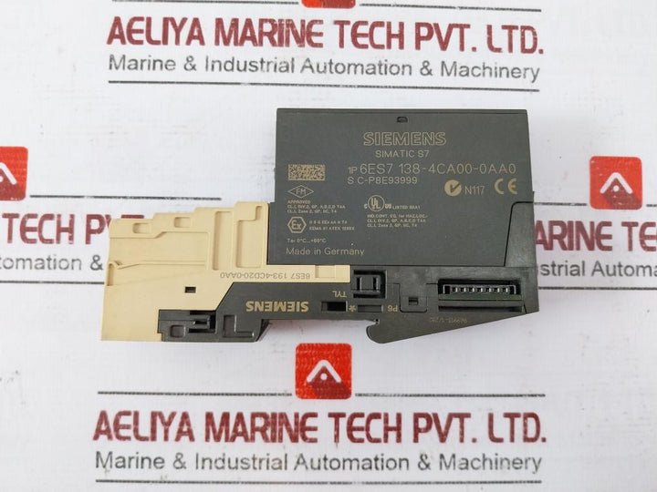 Siemens Simatic S7 6Es7 138-4Ca00-0Aa0 Power Module Dc24V 6Es7 193-4Cd20-0Aa0