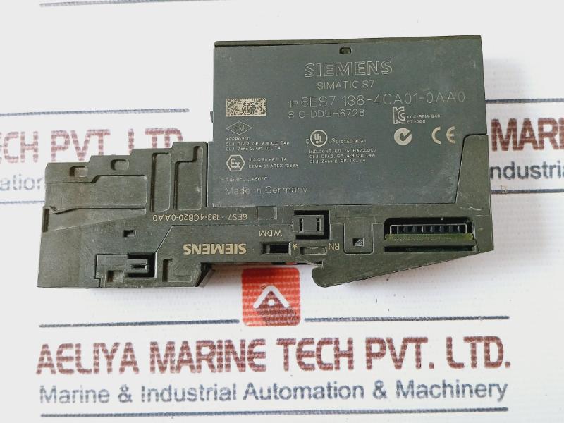 Siemens Simatic S7 6Es7 138-4Ca01-0Aa0 Power Module For Et 200S 0 C - +60 C