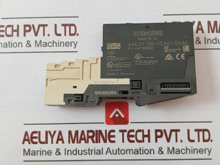Siemens 6Es7 138-4Ca01-0Aa0 Pm-e Power Module Dc24V Tm-p15S23-a0 14.0041X
