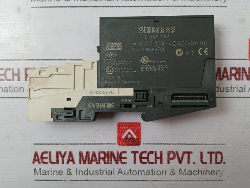 Siemens Simatic S7 6Es7 138-4Ca01-0Aa0 Power Module Dc24V 0 To 60C Tm-p15C23-a0
