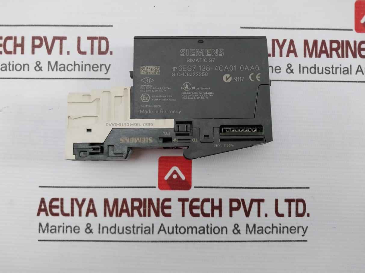 Siemens 6Es7 138-4Ca01-0Aa0 Simatic S7 Electronic Module Dc24V