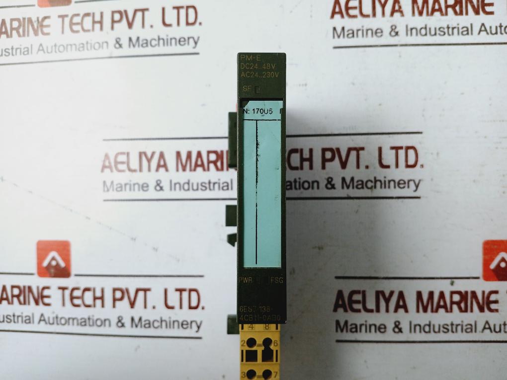 Siemens SIMATIC 6ES7138-4CB11-0AB0 Power Module W/ Terminal Block 193-4CC20-0AA0