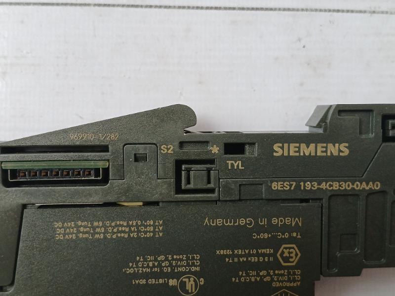 Siemens Simatic S7 6Es7 138-4Da03-0Ab0 Electronic Module 969910-1/282 24V/100Khz