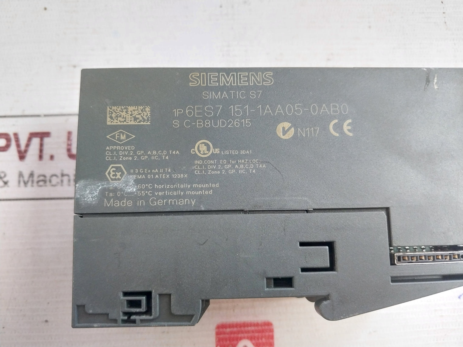 Siemens 6Es7 151-1Aa05-0Ab0 Interface Module Dc24V Et 200S S C-b8Ud2615