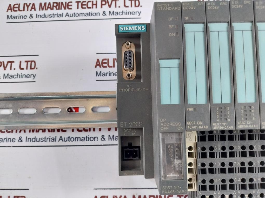 Siemens 6Es7 151-1Aa05-0Ab0,138-4Ca01-0Aa0,131-4Bf50-0Aa0,132-4Bf50-0Aa0 Rack