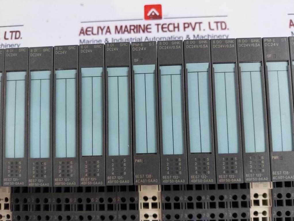 Siemens 6Es7 151-1Aa05-0Ab0,138-4Ca01-0Aa0,131-4Bf50-0Aa0,132-4Bf50-0Aa0 Rack