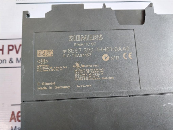 Siemens 6Es7 153-1Aa03-0Xb0(Interface Module),6Es7 321-1Bh02-0Aa0(Input Module),6Es7 322-1Hh01-0Aa0(Output Module) Module Rack