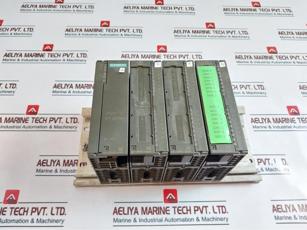 Siemens 6Es7 153-1Aa03-0Xb0(Interface Module),6Es7 321-1Bh02-0Aa0(Input Module),6Es7 322-1Hh01-0Aa0(Output Module) Module Rack