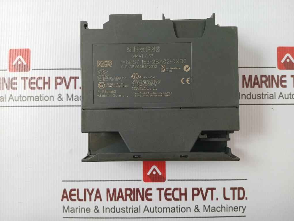 Siemens 6Es7 153-2Ba02-0Xb0 Simatic S7 Interface Module 24 Vdc 620 Ma V5.0.13