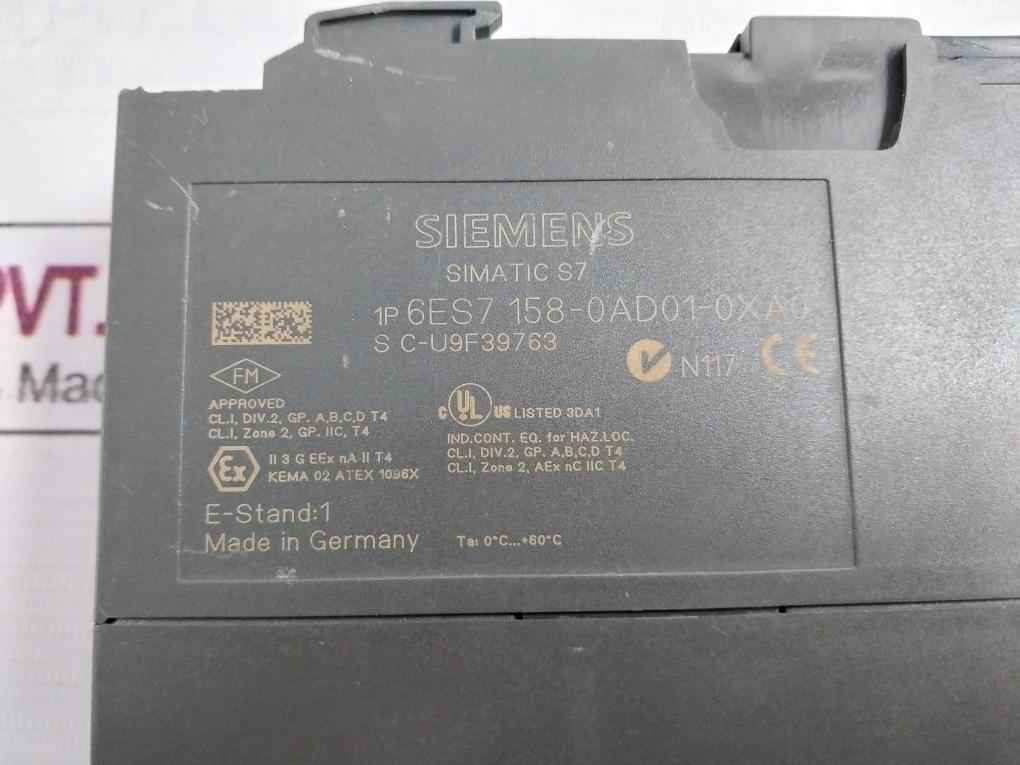 Siemens 6Es7 158-0Ad01-0Xa0 Coupler Coupling Module
