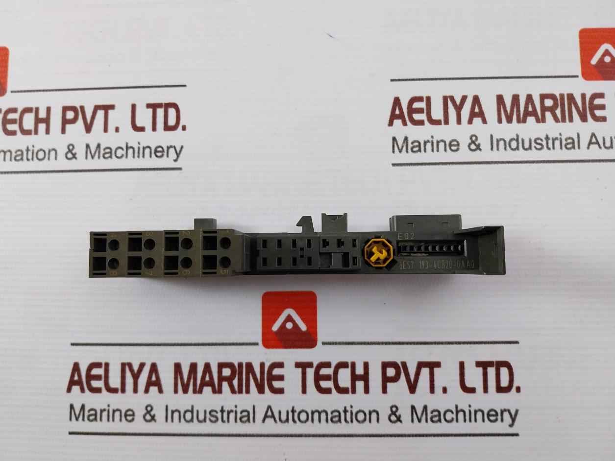 Siemens 6Es7 193-4Cb20-0Aa0 Programmable Logic Controller Terminal Module A2 Wdm
