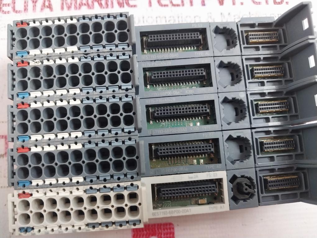 Siemens 6Es7193-6Bp00-0Ba0 Base Unit Bu15-p10+A0+2B Push In Terminal